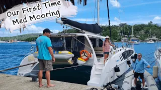 E156 – Our First Time MED MOORING, Exploring Port Vila, Efate & the Blue Lagoon