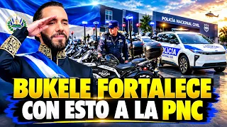 🚨BUKELE BLINDA A EL SALVADOR🚨Y ENTREGA MODERNO EQUIPO A LA POLICIA NACIONAL😱NO TE QUEDES SIN VERLO😱
