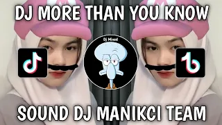 Download DJ MORE THAN YOU KNOW X ALONE MELODY SOUND DJ MANIKCI TEAM TIKTOK VIRAL 2023 MP3