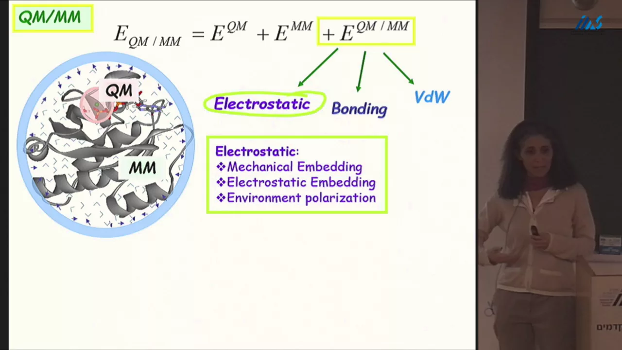 Avital Shurki (The Hebrew University of Jerusalem) QM/MM: the way to understand enzymes