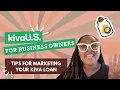 Kiva US Tips for marketing your Kiva loan