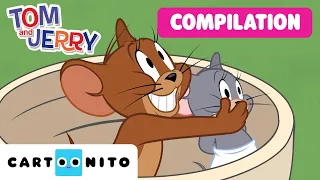 Tom e Jerry | Limpar o Caos e Partidas Tempestuosas!😂 | Compilação | Cartoonito