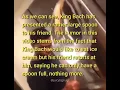 Only a spoonful vine explained