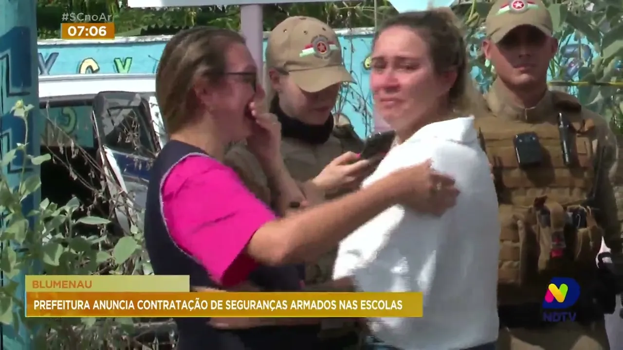 Prefeitura de Blumenau cogita contratação de segurança armada em frente às escolas do município