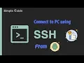 Simple SSH connect to PC using