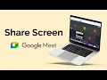 How To Share Screen On Google Meet