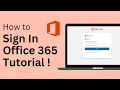 Microsoft Office 365 Login Tutorial Office 365 Sign In