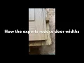 Reducing the width more than recommended safely
