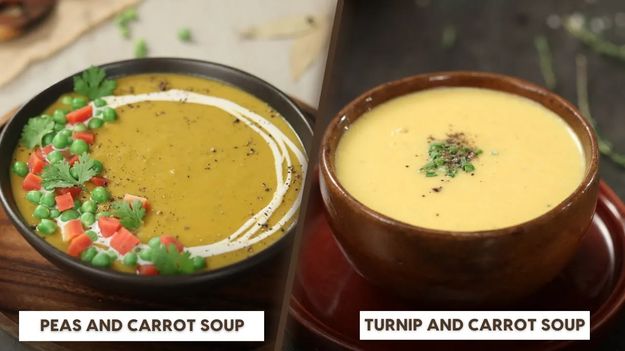 Peas & Carrot Soup   Turnip & Carrot Soup   Monsoon ka Mazza   Episode 7   Sanjeev Kapoor Khazana