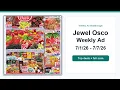 Jewel Osco Weekly Ad 26 - 26 Best Deals