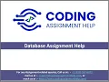 Database Assignment Help
