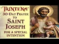 TRINTENA - A THIRTY DAYS PRAYER TO SAINT JOSEPH FOR A SPECIAL INTENTION
