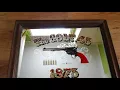 Vintage The Colt 45 1875 Samuel Colt Advertising Mirror Sign Pub Bar Man Cave