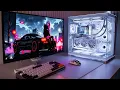 Building my Dream Gaming PC White Aesthetic Lian Li O11 Dynamic Evo RGB RTX 5080 Ryzen 9800X3D