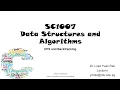SC1007 Data Structures and Algorithms