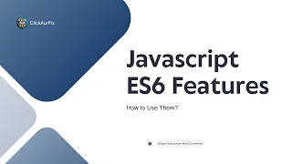 Top 10 ES6 Features in JavaScript Explained with Examples Modern JavaScript Essentials