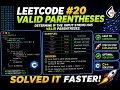 LeetCode 20 Valid Parentheses C Solution Explained Stack Approach