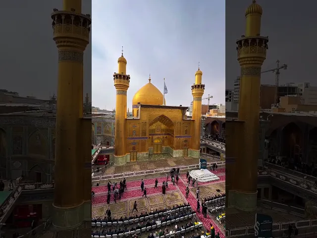 ⁣#تجديد #ايوا ن #الذهبي #مرقد #الامام_علي #عليه_السلام