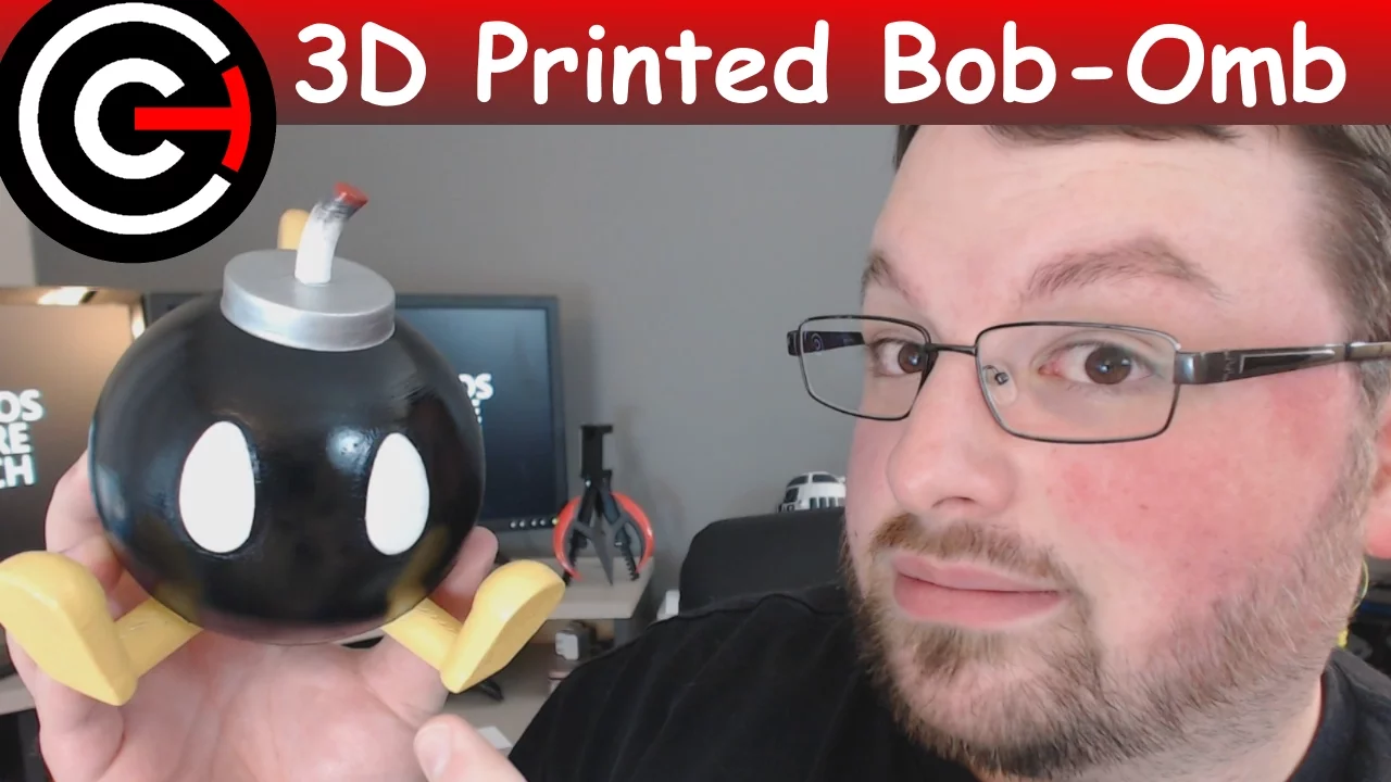 3D Printed Bob-omb (Mario)
