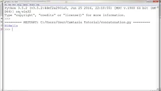 Python 3 Programming Tutorial Concatenation