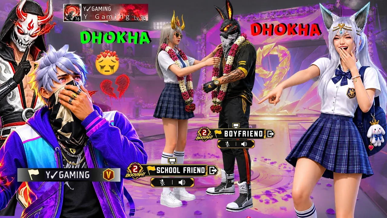 School Friend ने दिया Dhokha 💔😭 Sadi Kar लिया Usne 🥺 अब Mera Kya होगा 🤫 Garena Free Fire 🔥