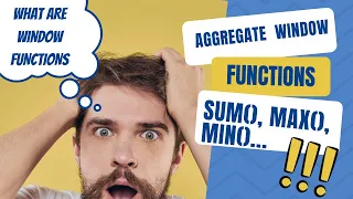 SUM MIN MAX COUNT AVG SQL WINDOW FUNCTIONS AGGREGATE WINDOW FUNCTIONS