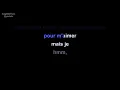 zaho de sagazan | dis-moi que tu m'aimes | lyrics | paroles | letra |