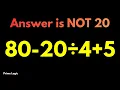 Most People Get This Order of Operations Wrong