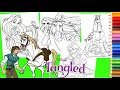 Disney Princess Rapunzel Flynn Rider - Tangled Coloring Pages for kids