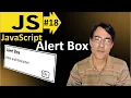 Alert Box in JavaScript JavaScript basic lesson - 18 JavaScript for beginners