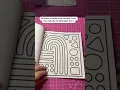 New coloring book with bold minimalist art