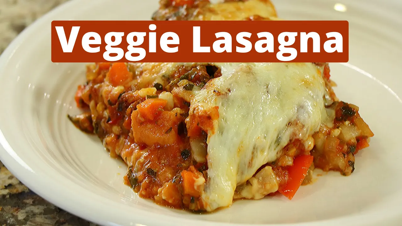 Delicious Vegetarian Lasagna With Homemade Marinara Sauce