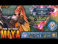 20 Kills!! Legendary Miya Deadly Gold Laner MVP 15.5 Points!! - Build Top 1 Global Miya ~ MLBB