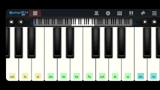 تعلم عزف ترنيمة يا رسل المسيح للمبتدئين 