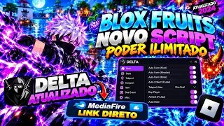 🔥LINK DIRETO! DELTA ATUALIZADO + NOVO SCRIPT BLOX FRUITS PARA CELULAR/PC SEM KEY | AUTO FARM |MOBILE