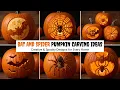 Quick Bat and Spider Pumpkin Carving Ideas 2026 with Spooky Web Stencil Cuts and Bat Wing Designs