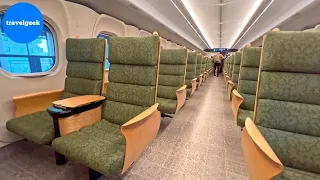 Download Wooden Seats! Riding Japan's NEWEST High-Speed Train | Bullet Train Kamome MP3