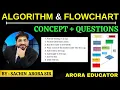 What is Algorithm and Flowchart in Hindi Examples Symbols Concept Difference Pseudo Code