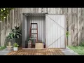 Stay Organized with Outsunny s Metal Storage Shed