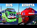 Download Lagu HANCUR 1000%!! Bus Telolet VS Kereta Api Indonesia, Siapa Menang? 🔥🥶🔥 || Car VS Train Indonesia