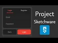 Login UI Design Free Project in 7 Day Sketchware Hurry up