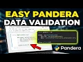 How to verify Python dataframes with Pandera schema validation - Easy Tutorial