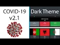 COVID-19 Tracker v2 1 - Dark Theme Menu and Spinner Coronavirus Live Stats