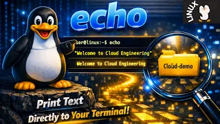 Common Cloud Linux Commands echo Command