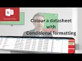 How to add conditional formatting to a form in Microsoft Access 2025