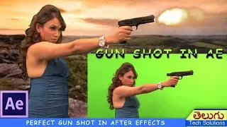 after effects tutorials gun shot or muzzle flash u0026 green screen tutorial in after effects