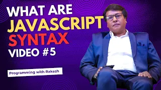 W3Schools JavaScript JavaScript Syntax JavaScript Course 5 Programming with Rakesh