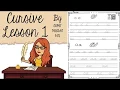 Cursive Writing for Beginners Lowercase Cursive - Lesson 1