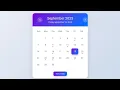 Month Calendar App HTML CSS JavaScript Project Tutorial