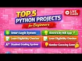 Build 5 Real Python Projects LIVE Smart Login Billing Loan Grading Game